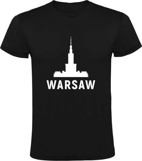 Sol's Warsaw Heren T-shirt Zwart - Katoen - Maat S
