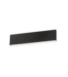 Fischer & Honsel Wandlamp, muur | zandzwart| L: 30,50 cm, B: 8,00 cm, Uitsteek wand: 5,00 cm| met schakelaar| 1x LED 8,5 Watt 2700 K | 1200 lm| EEG: F | 30534