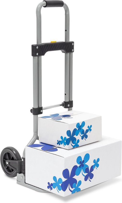 Opvouwbare steekwagen - tot 60 kg - grijs