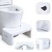 Omgoods - Siège de toilette multifonctionnel amovible - Toilette squat compacte pour usage domestique