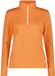 CMP Dames coltrui van jersey, lange mouw, col, korte rits, maat L, aranciata mel.