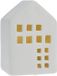 Koopman Maisonnette en céramique avec lumière LED 9 cm, Set de 12, multicolore