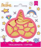 Decora Koekjes Uitsteker Unicorn Masker Roze Kunststof