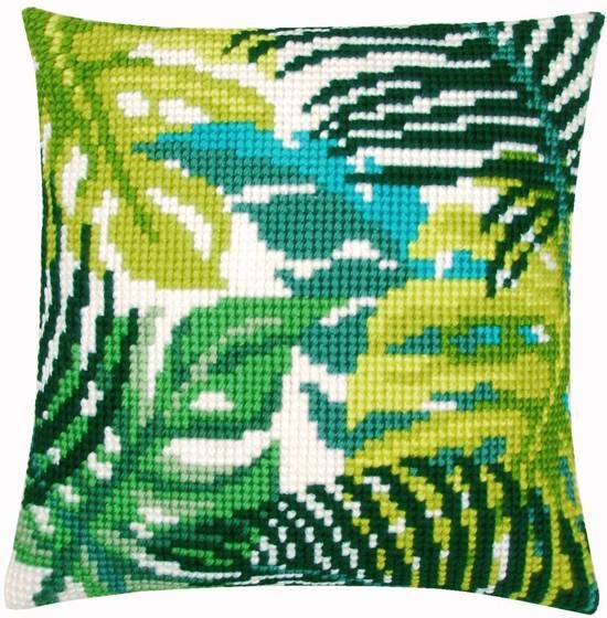 Vervaco Kussen botanical bladeren