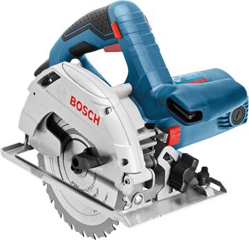Bosch GKS 165 Cirkelzaagmachine - 1100W - 16.5cm - 4900 RPM - Zwart/Blauw/Rood/Zilver