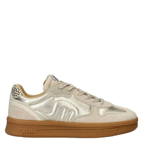 Maruti Yale suède sneakers goud/beige