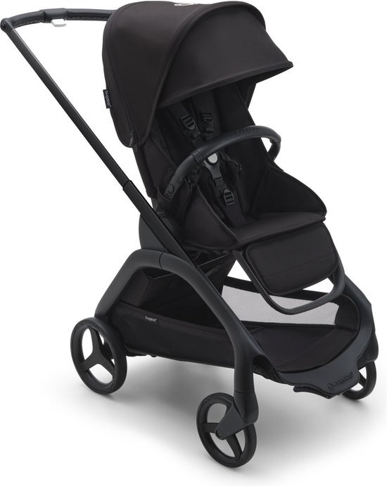 Bugaboo Dragonfly Urban Kinderwagen - Zwart Onderstel - Zwart/Beige