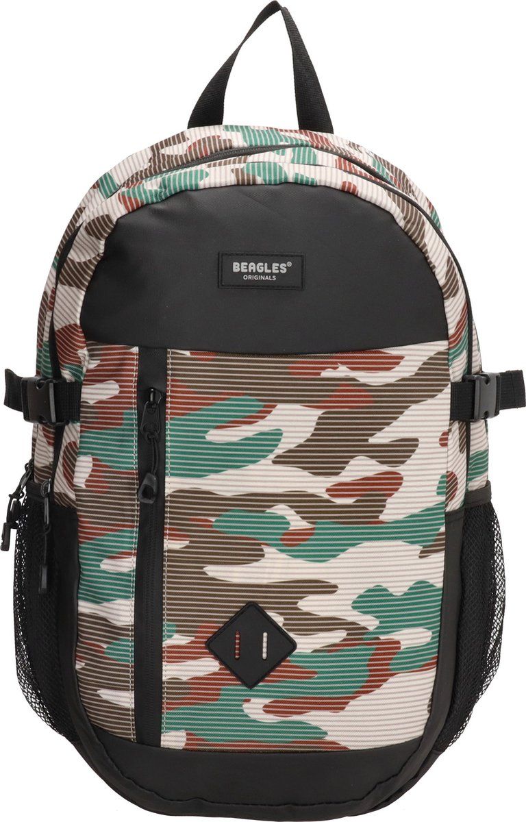 Beagles Originals Urban Originals 17,3" Laptop Rugzak - Camouflage - Polyester