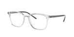 Ray-ban Rx 7185 Lunettes de vue unisexe transparent géométrique 50mm