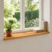 vidaXL Raamprofielen - 2 st - Lichtbruin - 80 x 40 x 2 cm - Massief beukenhout