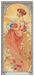 Artopweb TW17019 Mucha - Etè 1900 decoratieve panelen, meerkleurig, 19 x 43 cm