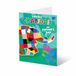 Elmer the Patchwork Elephant Opa Vaderdag wenskaart, 'Mooie opa op vaderdag' - veelkleurig