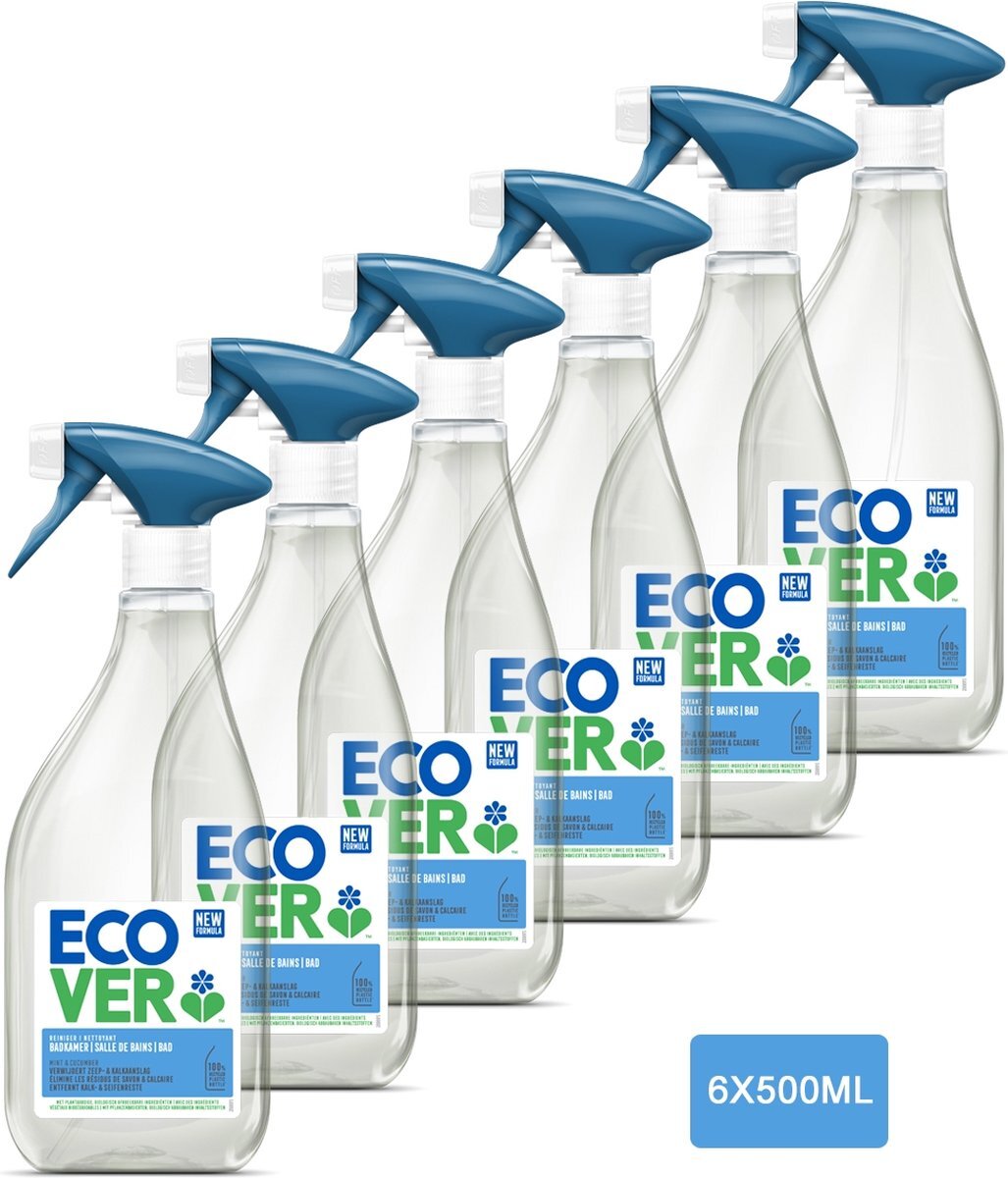 Ecover Badkamerreiniger Spray - Voordeelverpakking 6 x 500 ml