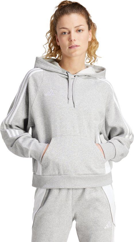 adidas Performance Tiro 24 Sweat Hoodie - Women - Grey - L