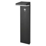 EMOS - Led-vloerlamp op zonne-energie Verea met bewegingsmelder voor huis en tuin, waterdichte zonnelamp met sensor, helderheid 460 lm, warmwit, behuizing van aluminium voor vloermontage