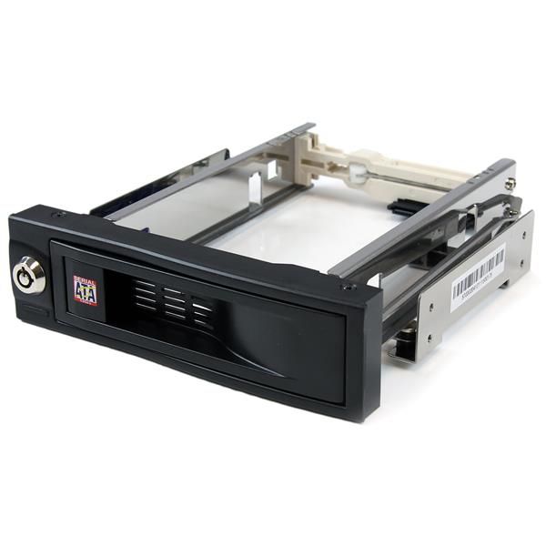 StarTech.com 5,25 inch Hot-Swappable Mobile Rack voor 3,5 inch Harde Schijf - Zwart