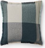Marc O'Polo Eryk Coussin décoratif bleu espace - 50x50 cm