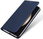 Dux Ducis Skin Pro Étui Convient pour Samsung Galaxy S26 FE | Étui à rabat avec porte-cartes | Portefeuille | Support | Bleu