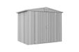 Biohort Europa Metalen schuur Zilver 1720x840x1960mm