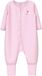 NAME IT Pyjama NBFNIGHTSUIT 2P ZIP FF CAR. HEART NOOS - Fleur - Manches longues - 51% Coton biologique, 49% Coton - Taille 92