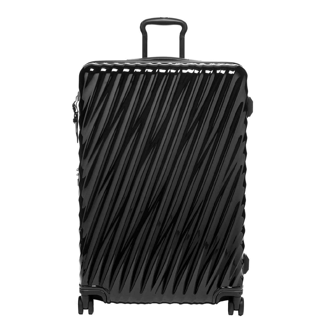 Tumi 19 Degree Extended Trip Expandable 4 Wheel Trolley black Harde Koffer Zwart