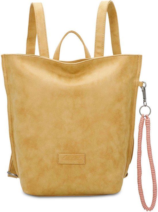 Fritzi aus Preußen Fritzi33N Vintage Backpack - Honey Mustard - 35 cm