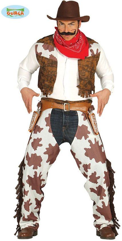 Guirca Cowboy & Cowgirl Kostuum Get Your Gun Cowboy Man Maat 52-54 Carnaval kostuum Verkleedkleding