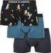 Urban Classics Organic X-Mas 3-Pack Boxershorts Heren 5XL Blauw