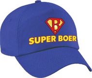 Bellatio Decorations Super boer pet blauw Achterhoek festival cap voor volwassenen