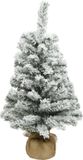 Everlands Imperial mini kunstkerstboom d46h90 cm groen/wit