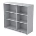 Bach Hammerbacher Matrix Schuifdeurenkast Gemelamineerde spaanplaat 2 Planken 1.200 x 400 x 1.100 mm Grijs