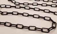 Dulimex Sierketting lang, 2,2mm, staal zwart (per meter)