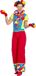 Wilbers Clownskostuum Retro Dames Twirly - Maat 38