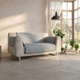 Italian Bed Linen Comfortabele bankdeken, donkergrijs, 2 plaatsen