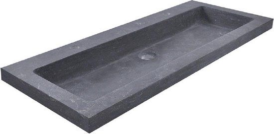Wiesbaden Riko wastafel - 100 cm - Zwart