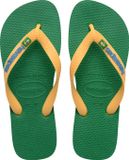 Havaianas HAV. BRASIL LOGO Groen/Geel Unisex Slippers - Groen/Geel