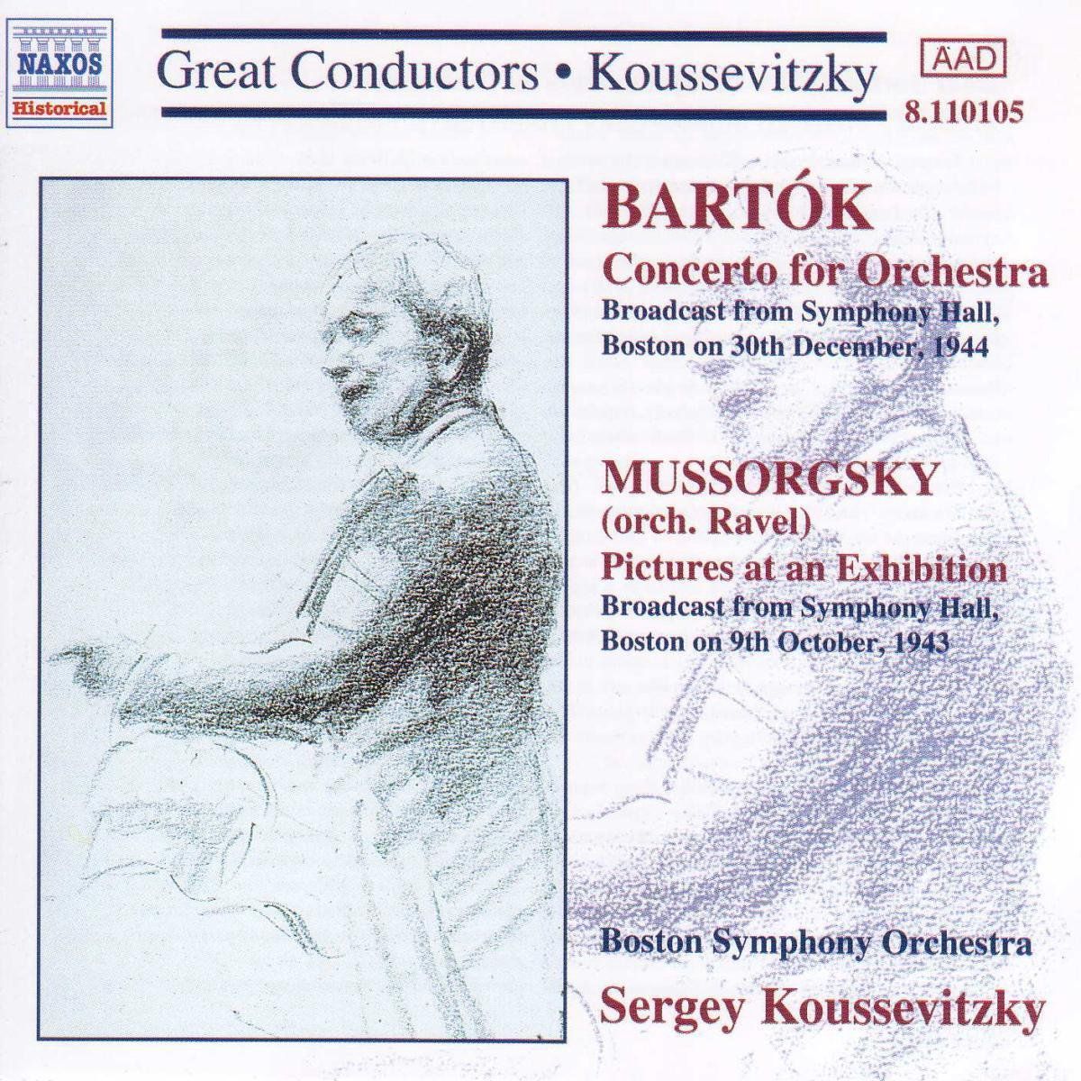 OUTHERE Bartok Bela, Mussorgsky Modest Petrovich: Concerto Per Orchestra - CD