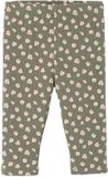 Vertbaudet Babylegging in ribgebreide stof met panterprint - Saliegroen