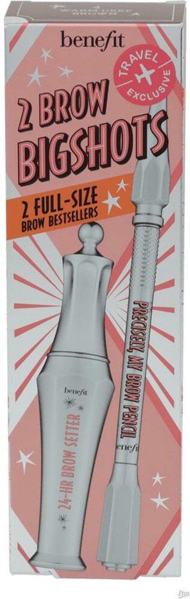 Benefit 2 Brow Bigshots 24H Brow Setter Duo - 4 Warm Deep Brown - 7.08 ML