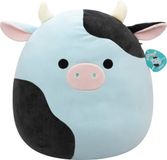 Squishmallows Cillian Blue and Black Cow 50cm Pluche