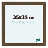 yd. Cadre photo 35x35 cm Or Antique MDF