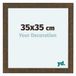 yd. Cadre photo 35x35 cm Or Antique MDF