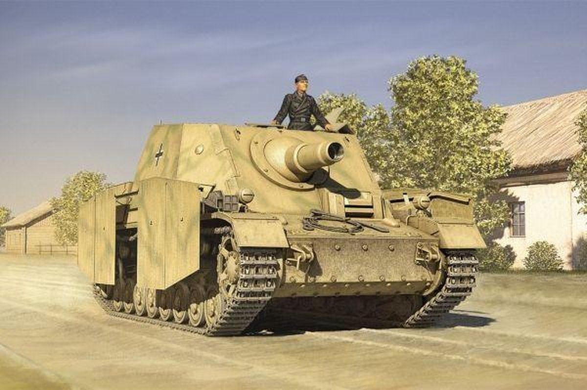 Hobbyboss 80134 - German Stormpanzer IV Early Special Vehicle 166 - Modelbouwset