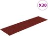 vidaXL - Trapmatten - Zelfklevend - 30 stuks - 76x20 cm - Bordeaux Rood - Rechthoekig