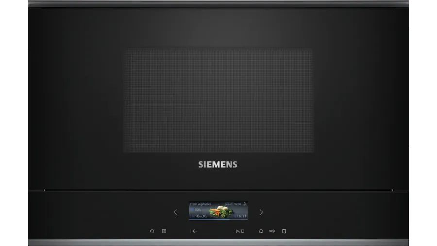 Siemens iQ700 BE732R1B1 - Built-in Combination Microwave - 21L, 900W, Black