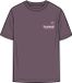 Hummel Kinder T-shirt Zwarte Pruim Katoen Korte Mouw Logo Unisex S/M