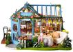 OEM Book Nook Kit: Mini-poppenhuis met LED-verlichting, 3D-puzzel en boekensteun