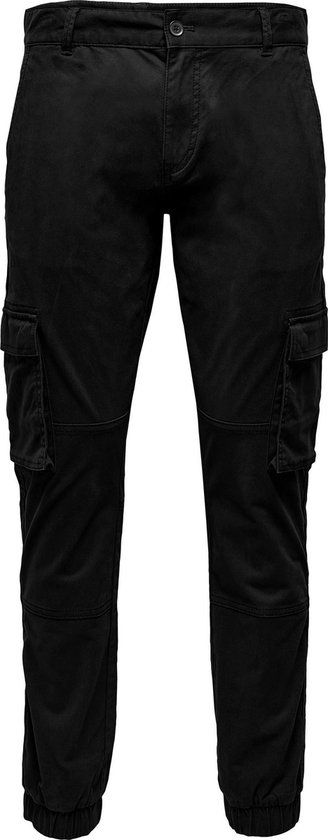 ONLY & SONS Cam Stage Cargo Broek Mannen - Zwart - Maat W33 X L32
