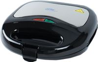 Elta Sandwich Toaster ST-102 - Zwart/Zilver - 750 Watt