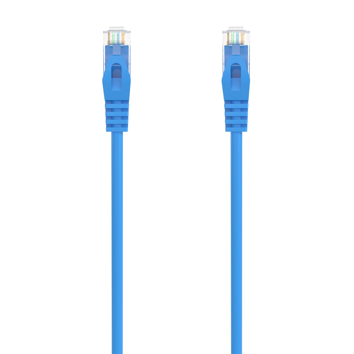 AISENS Cat6a Ethernet Cable - 2m Blue U/UTP RJ45 Network Cable